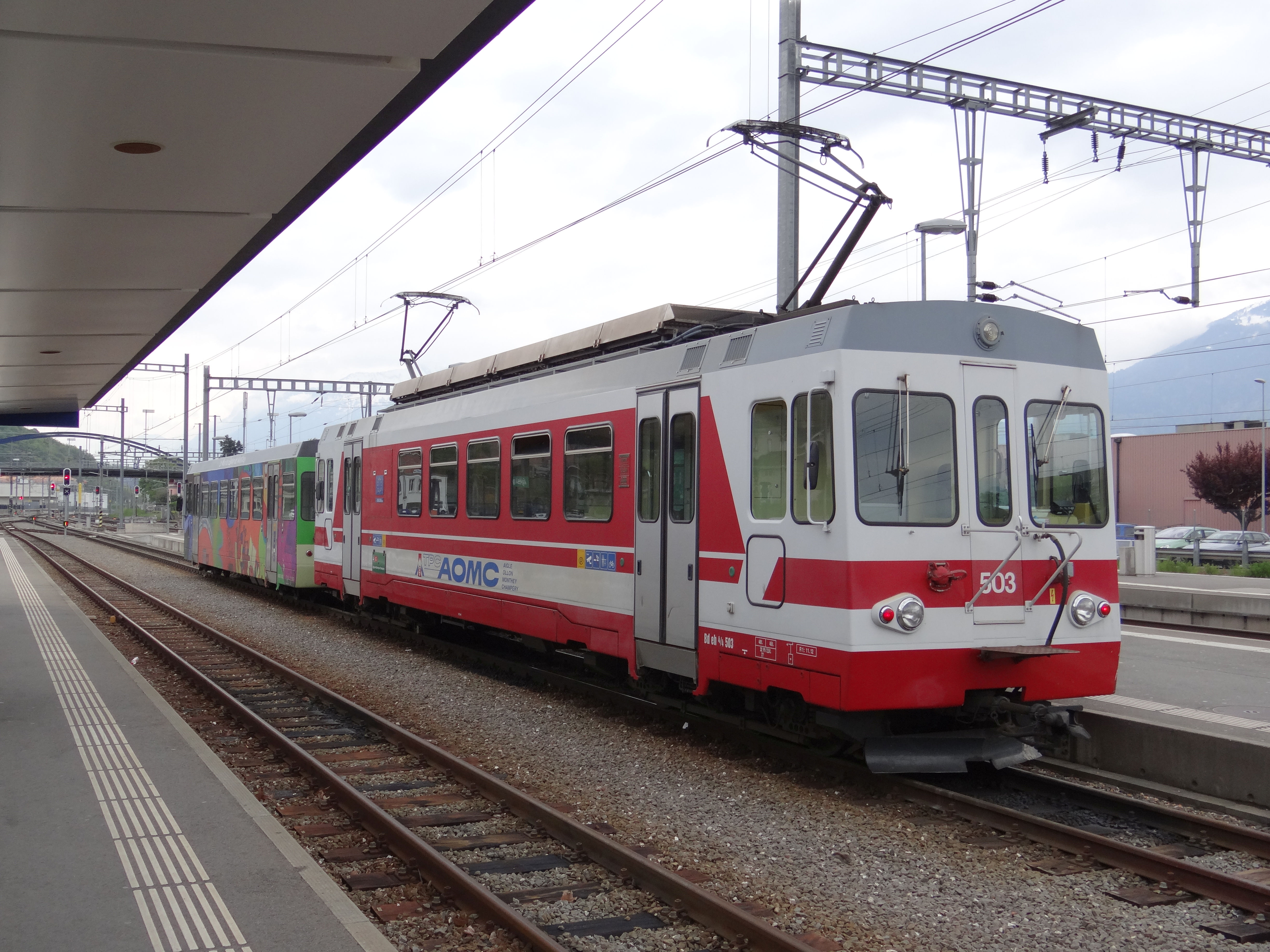 SWITZERLAND         Aigle–Ollon–Monthey–Champéry Railway AOMC 